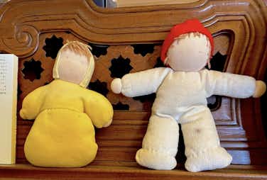 優しい手ざわり おくるみ人形を作る