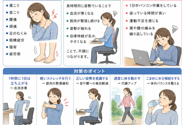 座り仕事/