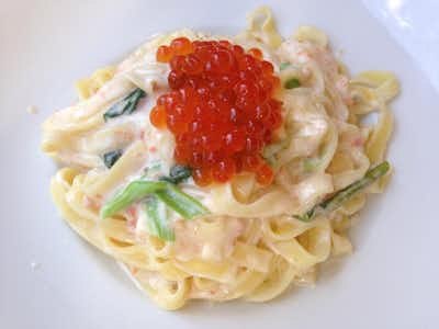 FuMotoYAの口コミ評価評判いくらのクリームパスタ