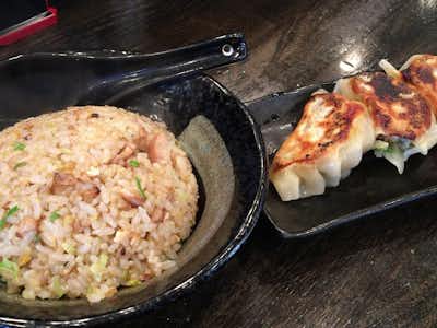 ラーメン　悟空の口コミ評価評判Bセット（半チャーハン・餃子3個）