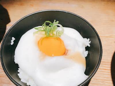 ラーメン まあじ （MERGE） の口コミ評価評判黄ニラ醤油の玉子かけご飯