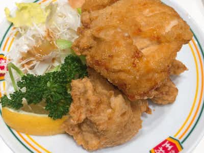 餃子の王将　イーアス高尾店の口コミ評価評判ジャストサイズ唐揚げ