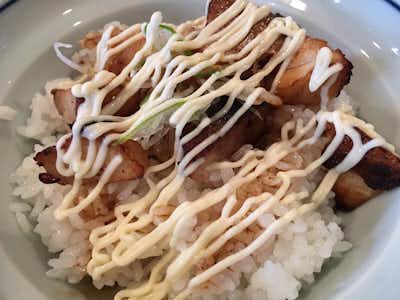 めんや蔵の口コミ評価評判チャーシュー丼　アップ