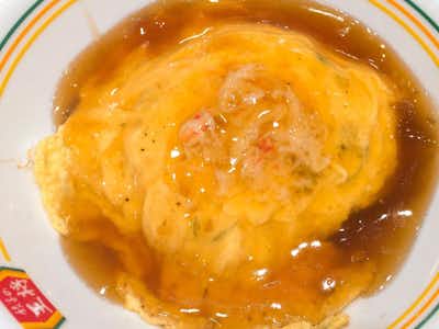 餃子の王将　イーアス高尾店の口コミ評価評判ジャストサイズ天津飯
