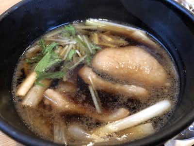 そば・うどん  水落（みずおち）の口コミ評価評判鴨のミンチ肉入り