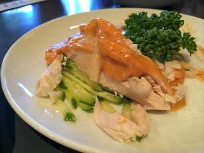 東華飯店の口コミ評価評判バンバンジー