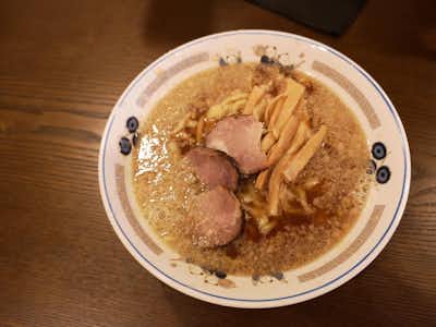 麺処 そら亭の口コミ評価評判ラーメン並盛　ふつう脂　ネギ抜き