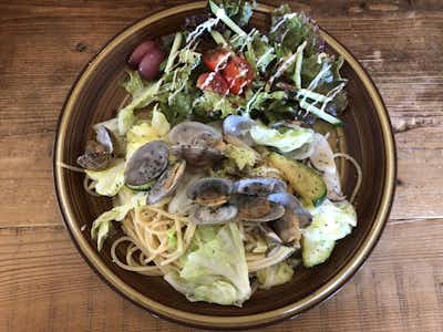 cafe＆bar apego（アペゴ）の口コミ評価評判アサリとキャベツの香味しょうゆパスタ