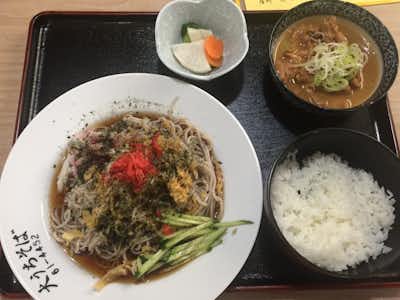 大うちそば店の口コミ評価評判冷やしたぬきそばセット850円