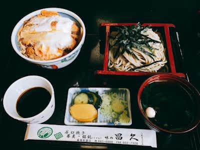 そば処  味の昌久の口コミ評価評判かつ丼セット