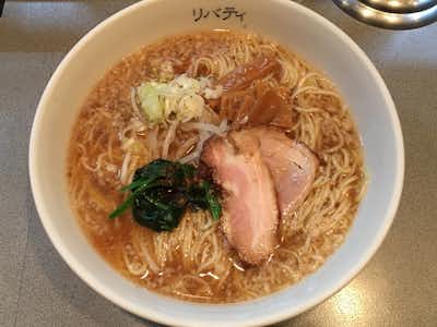 中華そばリバティの口コミ評価評判ラーメン
