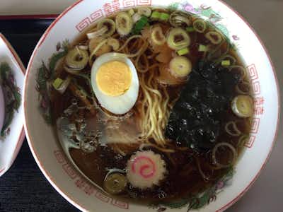 謙信亭の口コミ評価評判シンプルなラーメン