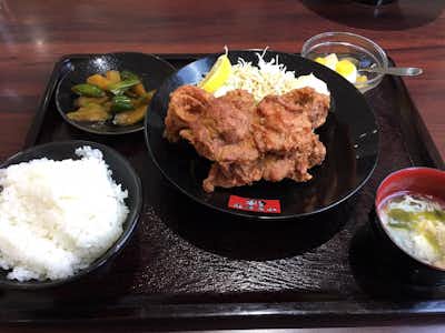 多多亭の口コミ評価評判唐揚げ定食セット