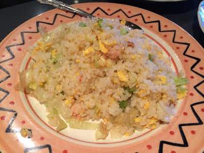 東華飯店の口コミ評価評判カニレタスチャーハン