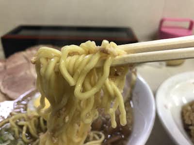 らーめん善の口コミ評価評判らーめんの麺リフト