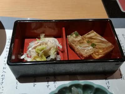 とらふぐ亭八王子店の口コミ評価評判プリプリの「ふぐ皮のにこごり」