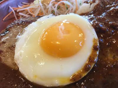 びっくりドンキー八王子店の口コミ評価評判エッグのアップです