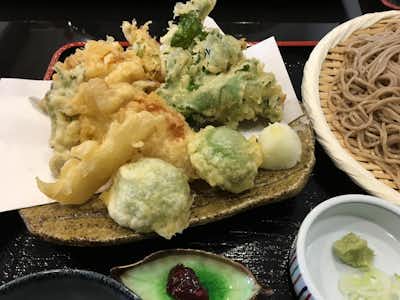 自然薯とそばの店　高尾の桜の口コミ評価評判天ぷら