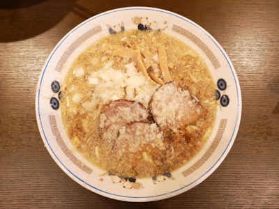 麺処 そら亭の口コミ評価評判ラーメン並盛　中脂
