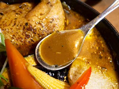 スープカレー  ガラク東京八王子店の口コミ評価評判仕込みに2日かかる和風テイストのスープ