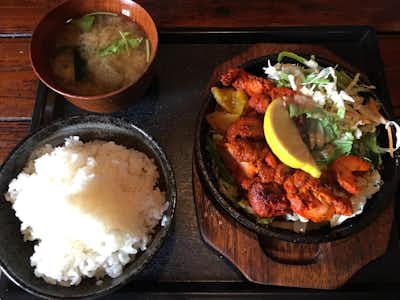 茶武　ちゃむ　炭火串焼の口コミ評価評判タンドリーチキン定食