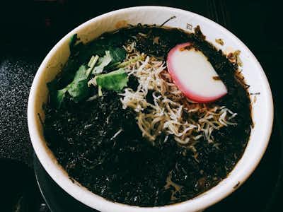 そば処  味の昌久の口コミ評価評判岩のりしらすうどん
