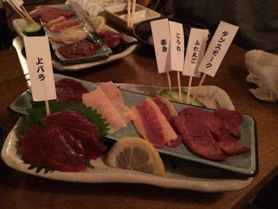 馬肉酒場 馬ノ丈の口コミ評価評判馬刺しの色々な部位