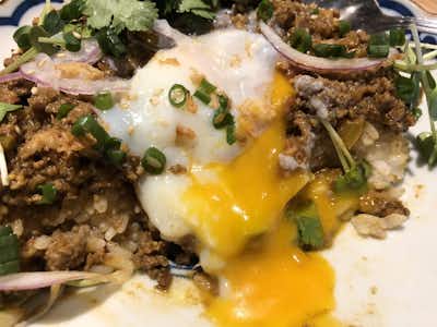 くらごはん （【旧店名】寺町蔵カレー）の口コミ評価評判豚と牛のキーマカレー