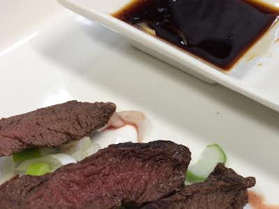 陣馬そば 山下屋の口コミ評価評判鹿ヒレ肉