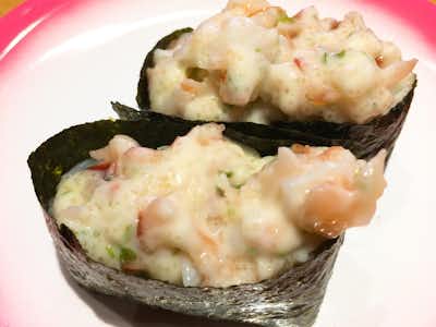 回転寿司　すしえもん　イーアス高尾店の口コミ評価評判ホッキサラダ