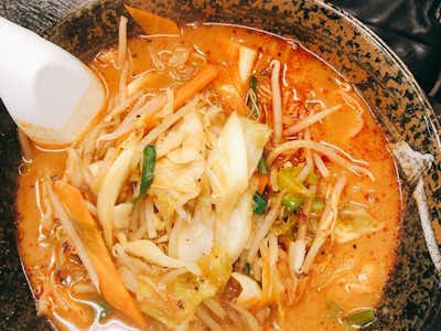 福龍の口コミ評価評判ピリ辛タンメン みそ