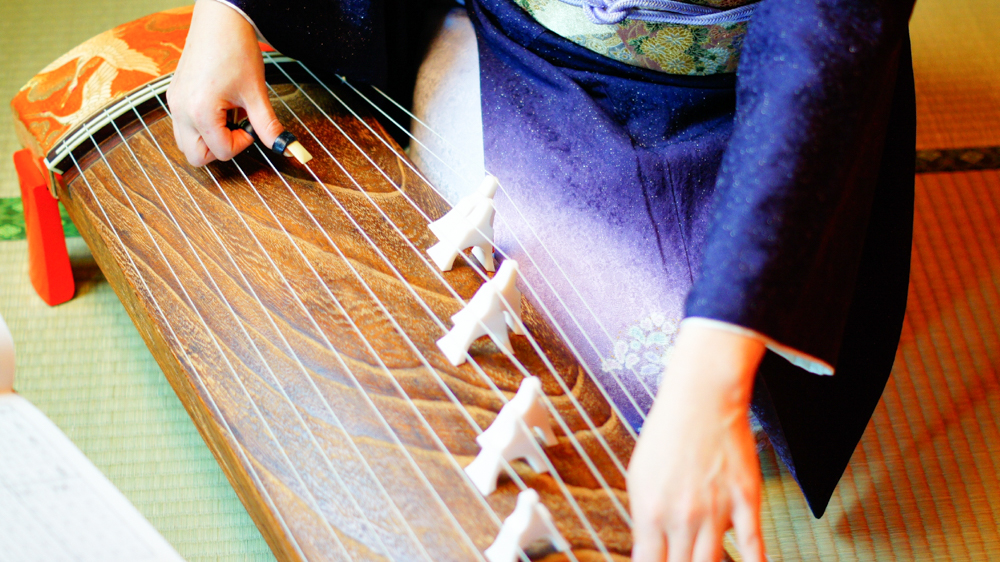 おもてなし日本とは日本の伝統文化琴画像