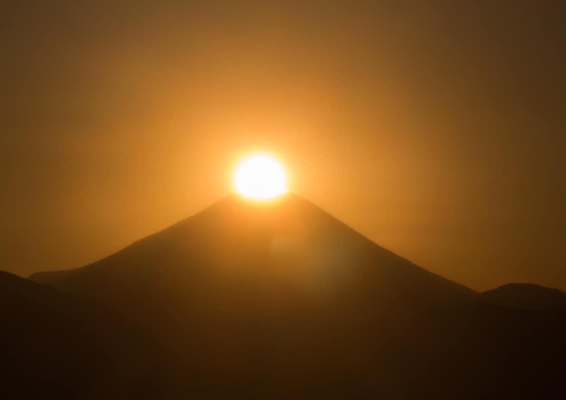 2017年　高尾山ダイヤモンド富士