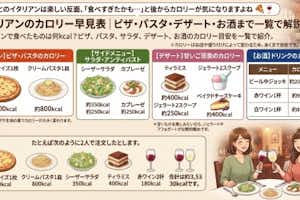 イタリアンで食べたものは何kcal？  アワード八王子