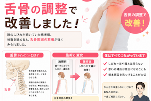 腕の痺れの原因は舌骨だった