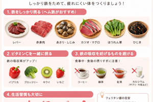 貯蔵鉄、フェリチンについてふじもり桜花整骨院が出来ること