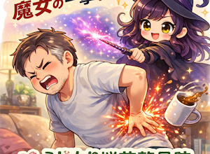 ギックリ腰は魔女の一撃