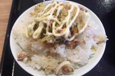 中華そば 松葉の口コミ評価評判セットのネギチャーマヨネーズ