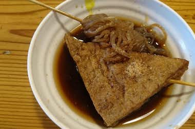 鐘庵 八王子店の口コミ評価評判厚揚げと糸こんにゃく