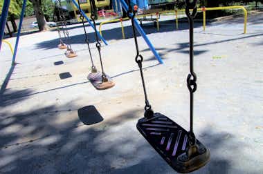 富士森公園の口コミ評価評判ブランコ