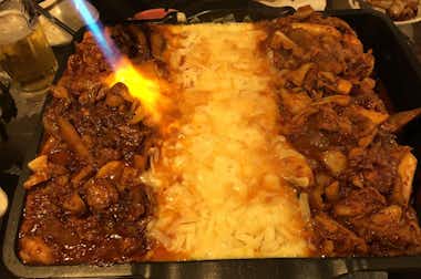 韓国料理 トンキングの口コミ評価評判チーズタッカルビ