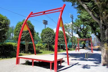 富士森公園の口コミ評価評判ターザンロープ
