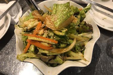 韓国料理 トンキングの口コミ評価評判チョレギサラダ