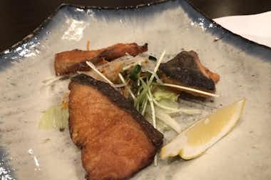 豆腐割烹　雪花菜（きらず）の口コミ評価評判鮭の竜田揚げ