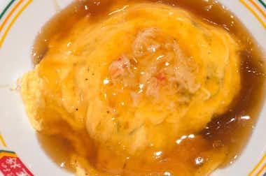 餃子の王将　イーアス高尾店の口コミ評価評判ジャストサイズ天津飯