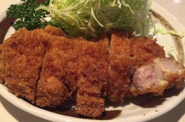 とんかつ　川ばたの口コミ評価評判サクサクトンカツ