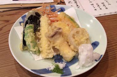 小平そば店の口コミ評価評判野菜の天ぷら