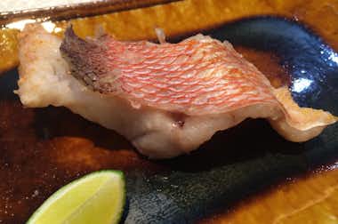 すし いなほの口コミ評価評判金目の塩焼き