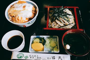 そば処  味の昌久の口コミ評価評判かつ丼セット