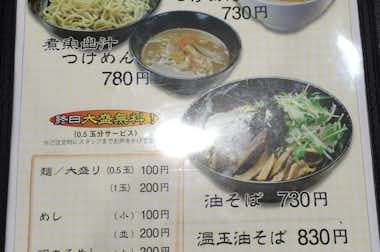 【閉店】つけめんらーめん美豚　西八王子店の口コミ評価評判